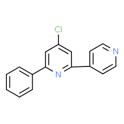 ChemSpider 2D Image | 4-Chloro-6-phenyl-2,4'-bipyridine | C16H11ClN2
