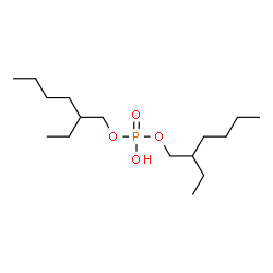 ChemSpider 2D Image | Bis(2-ethylhexyl) hydrogen phosphate | C16H35O4P