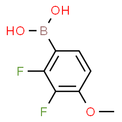 ChemSpider 2D Image | 2,3-Difluoro-4-methoxyphenylboronic acid | C7H7BF2O3