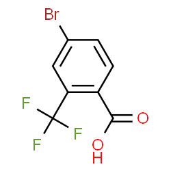 ChemSpider 2D Image | 4-Bromo-2-(trifluoromethyl)benzoic acid | C8H4BrF3O2