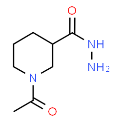 ChemSpider 2D Image | 1-Acetyl-3-piperidinecarbohydrazide | C8H15N3O2