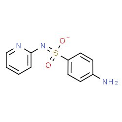 ChemSpider 2D Image | 4-Amino-N-(2-pyridinyl)benzenesulfonimidate | C11H10N3O2S