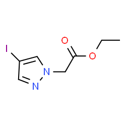 ChemSpider 2D Image | Ethyl 4-iodo-1H-pyrazole-1-acetate | C7H9IN2O2