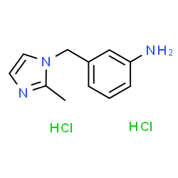 ChemSpider 2D Image | 3-[(2-METHYLIMIDAZOL-1-YL)METHYL]ANILINE DIHYDROCHLORIDE | C11H15Cl2N3