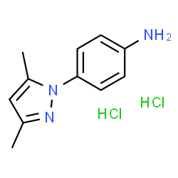 ChemSpider 2D Image | 4-(3,5-dimethylpyrazol-1-yl)aniline dihydrochloride | C11H15Cl2N3