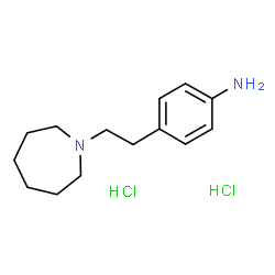 ChemSpider 2D Image | 4-[2-(1-Azepanyl)ethyl]aniline dihydrochloride | C14H24Cl2N2