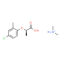 ChemSpider 2D Image | (2R)-2-(4-chloro-2-methyl-phenoxy)propanoic acid; dimethylammonium | C12H19ClNO3