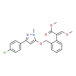 ChemSpider 2D Image | pyraoxystrobin | C22H21ClN2O4