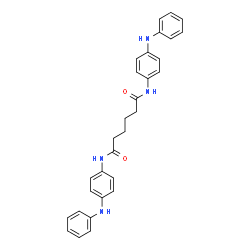 ChemSpider 2D Image | N,N'-Bis(4-anilinophenyl)hexanediamide | C30H30N4O2