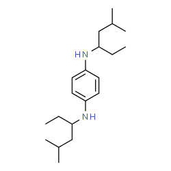 ChemSpider 2D Image | N,N'-Bis(5-methyl-3-hexanyl)-1,4-benzenediamine | C20H36N2