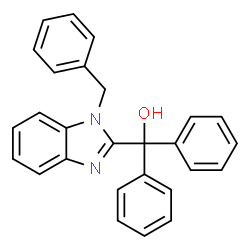 ChemSpider 2D Image | (1-Benzyl-1H-benzimidazol-2-yl)(diphenyl)methanol | C27H22N2O