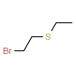 ChemSpider 2D Image | 2-bromoethyl ethyl sulfide | C4H9BrS