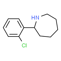 ChemSpider 2D Image | 2-(2-Chlorophenyl)azepane | C12H16ClN