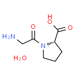 ChemSpider 2D Image | Glycyl-L-proline hydrate (1:1) | C7H14N2O4