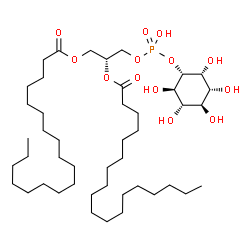 ChemSpider 2D Image | L-ALPHA-PHOSPHATIDYLINOSITOL | C45H87O13P
