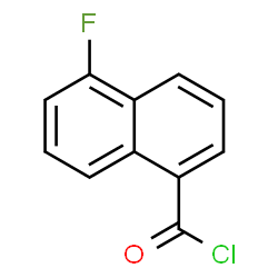 ChemSpider 2D Image | 5-Fluoro-1-naphthoyl chloride | C11H6ClFO