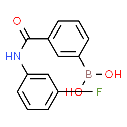 ChemSpider 2D Image | 3-Borono-N-(3-fluorophenyl)benzamide | C13H11BFNO3