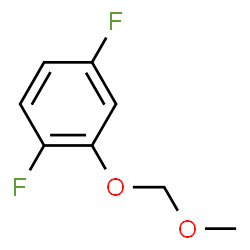 ChemSpider 2D Image | 2,5-Difluoro-1-methoxymethoxybenzene | C8H8F2O2