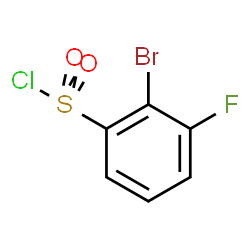 ChemSpider 2D Image | 2-Bromo-3-fluorobenzenesulfonyl chloride | C6H3BrClFO2S