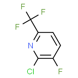 ChemSpider 2D Image | 2-Chloro-3-fluoro-6-(trifluoromethyl)pyridine | C6H2ClF4N