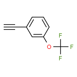 ChemSpider 2D Image | 3-(Trifluoromethoxy)phenylacetylene | C9H5F3O