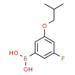 ChemSpider 2D Image | (3-Fluoro-5-isobutoxyphenyl)boronic acid | C10H14BFO3