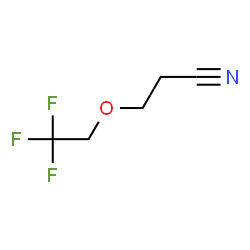 ChemSpider 2D Image | 3-(2,2,2-Trifluoroethoxy)propionitrile | C5H6F3NO