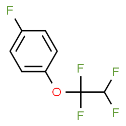 ChemSpider 2D Image | 1-Fluoro-4-(1,1,2,2-tetrafluoroethoxy)benzene | C8H5F5O