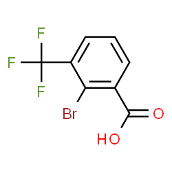 ChemSpider 2D Image | 2-Bromo-3-(trifluoromethyl)benzoic acid | C8H4BrF3O2
