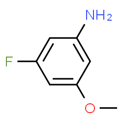 ChemSpider 2D Image | 3-Fluoro-5-methoxyaniline | C7H8FNO