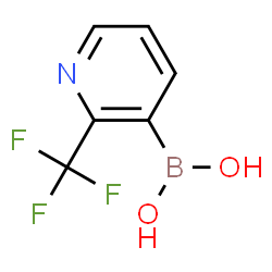 ChemSpider 2D Image | 2-(Trifluoromethyl)pyridine-3-boronic acid | C6H5BF3NO2