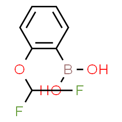 ChemSpider 2D Image | 2-(Difluoromethoxy)phenylboronic acid | C7H7BF2O3