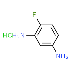 ChemSpider 2D Image | 4-Fluoro-1,3-benzenediamine hydrochloride (1:1) | C6H8ClFN2