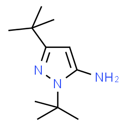 ChemSpider 2D Image | 1,3-Di-tert-butyl-1H-pyrazol-5-amine | C11H21N3