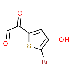 ChemSpider 2D Image | (5-Bromo-2-thienyl)(oxo)acetaldehyde hydrate (1:1) | C6H5BrO3S