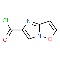 ChemSpider 2D Image | Imidazo[1,2-b][1,2]oxazole-2-carbonyl chloride | C6H3ClN2O2