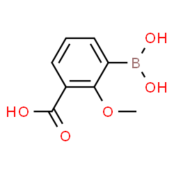 ChemSpider 2D Image | 3-Borono-2-methoxybenzoic acid | C8H9BO5