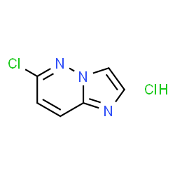 ChemSpider 2D Image | 6-Chloroimidazo[1,2-b]pyridazine hydrochloride | C6H5Cl2N3