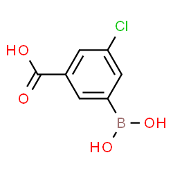 ChemSpider 2D Image | 3-Borono-5-chlorobenzoic acid | C7H6BClO4