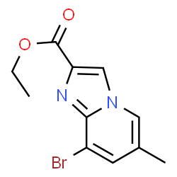 ChemSpider 2D Image | Ethyl 5-bromo-7-methylimidazo[1,2-a]pyridine-2-carboxylate | C11H11BrN2O2