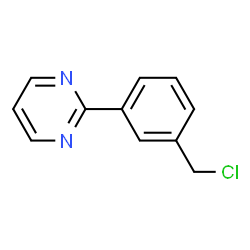 ChemSpider 2D Image | 2-[3-(Chloromethyl)phenyl]pyrimidine | C11H9ClN2