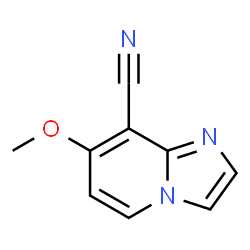 ChemSpider 2D Image | 7-Methoxyimidazo[1,2-a]pyridine-8-carbonitrile | C9H7N3O