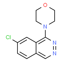 ChemSpider 2D Image | 4-(7-Chlorophthalazin-1-yl)morpholine | C12H12ClN3O