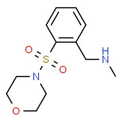 ChemSpider 2D Image | N-Methyl-2-(4-morpholinylsulfonyl)benzenemethanamine | C12H18N2O3S