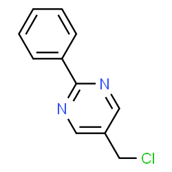 ChemSpider 2D Image | 5-(Chloromethyl)-2-phenylpyrimidine | C11H9ClN2