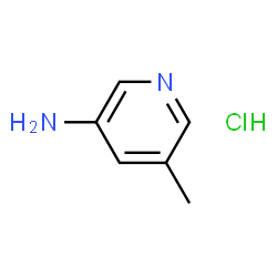 ChemSpider 2D Image | 5-Methylpyridin-3-amine hydrochloride | C6H9ClN2