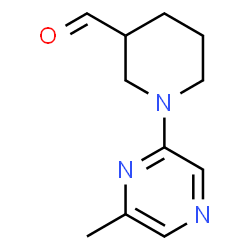 ChemSpider 2D Image | 1-(6-Methyl-2-pyrazinyl)-3-piperidinecarbaldehyde | C11H15N3O