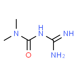 ChemSpider 2D Image | 3-Carbamimidoyl-1,1-dimethylurea | C4H10N4O
