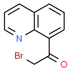 ChemSpider 2D Image | 2-Bromo-1-(8-quinolinyl)ethanone | C11H8BrNO