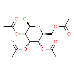 ChemSpider 2D Image | 2,3,4,6-Tetra-O-acetyl-beta-L-allopyranosyl chloride | C14H19ClO9
